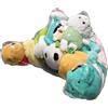 Genérico Poltrona portaoggetti per peluche - grande e trasparente con organizer con cerniera | per pouf da 30 l per peluche - per bambini e ragazze in camera da asilo stanza dei giochi