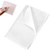 HAODOPSTY Tessuto non tessuto termoadesivo, 200 x 100 cm, spessore 55 g/m², inserto da stiro per pieghe, cucito, abbigliamento rinforzato (bianco)