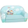 Delsit Divano per Bambini dai 9 Mesi, Poltroncina per Cameretta, Divanetto Morbido per Giocare e Rilassarsi, Senza Spigoli, Rivestimento Rimovibile, 78x35x42 cm