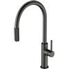 OMNIRES SWITCH rubinetto da cucina con sistema di filtraggio, estraibile, orientabile, SW9059-FD1GR, SWITCH grafite spazzolato [Rubinetti da cucina con sistema di acqua potabile > Rubinetti per acqua potabile con filtro / mineralizzazione]
