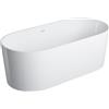 OMNIRES OVO vasca da bagno freestanding, ovale, OVO160WWZPBP, OVO bianco [Vasche da Bagno > Vasche da Bagno Freestanding]