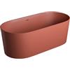 OMNIRES OVO vasca da bagno freestanding, ovale, OVO160WWZPTE, OVO terracotta opaco [Vasche da Bagno > Vasche da Bagno Freestanding]