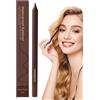 Generico Smudge Proof Eye Liner, 2-In-1 Waterproof Eye Pencil, Long-Lasting Sharpenable Liner with SmoothFinish, Perfect for Women, Girls, Beauty Makeup, Eyebrow Defining, Travel Use, 8.2x3.5x3.5cm Multicolor