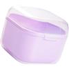 PFCORI Scatola sterilizzatrice per unghie strumento artistico manicure pedicure contenitore di stoccaggio con doppio strato unghie punte da trapano Cleaner Manicure strumento Cleaner