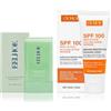 TaimeiMao 2 Pezzi Crema Solare SPF 100 con Stick SolareVisoSPF 50, Protezione Solare 100 SPF Viso, Una CremaSolare Idratante, Non Grasso, Forte Protezione UVA/UVB, per Corpo e Viso Difesa