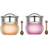 Pakivs 2Pcs Plumping Lip Gloss Lip Oil Set,Miele Sakura Balm Lip Balm per Sbiadire le linee del labbro Idratante idratante Lip Mask Care Giorno Notte Riparazione