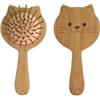 Weenwill Spazzola per Capelli per Bambini,Spazzola Bambina Mini Spazzolas Capelli Spazzolas Districante Bambina di Bambù per Capelli Bamboo Brush per Bambini Ragazze