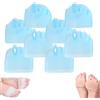 Aosrioylt Separatori Dita in Silicone Hyggear for Donne E Uomini, Cuscinetto Correttore for Alluce Valgo, Separatori Dita in Gel Traspiranti E Morbidi for Dita Sovrapposte(Blue*4)