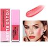 Beliky Girl Fard liquido che cambia colore, fard liquido idratante per guance, fard per il viso dalla finitura morbida e naturale, trucco senza peso e a lunga durata (Rosa)
