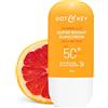 DOT & KEY Vitamina C + E Super Bright Sunscreen Spf 50 | Protezione dalla luce acquosa, UVA/UVB e dalla luce blu | Per una pelle uniforme tonica e luminosa | Con liquido SPF 50+++ | Nessun cast bianco