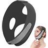 FYting Doppio Mento,Maschera Viso,Medicube Mask Fascia Donna,Bendaggio Traspirante per Il Viso a V, Della Sollevamento e Rafforzamento, Riparazione del Doppio Mento, Muscoli Masseteri (Nero)