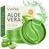 Nalikosty 60 Pezzi Patch Occhi, Aloe Vera Patch Occhiaie e Borse, Maschera Occhiaie Donna Uomo Eye Patch, idratazione e levigazione del Collagene Maschera Occhi Eye Mask