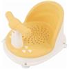 Hamwesh Seggiolino da Bagnetto per Bambini, Pieghevole con Maniglia Staccabile Ventose Antiscivolo Seggiolino da Bagno per Bambini, da Doccia per con Supporto per Schienale per Bagno, Viaggi, (YELLOW)