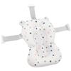 eaacaa Sostenitore del Bagnetto per Neonati, Cuscino per Sedile Regolabile per Vasca da Bagno Pieghevole Morbido per Bagno per Bambini (Stelle bianche)