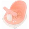 Hamwesh Seggiolino da Bagnetto per Bambini, Pieghevole con Maniglia Staccabile Ventose Antiscivolo Seggiolino da Bagno per Bambini, da Doccia per con Supporto per Schienale per Bagno, Viaggi, (PINK)