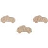Halmakegel.com Sportwagen - Auto - 25x11x8mm - Natur