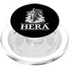Griechischer und römischer Mythologie! H Dea Hera: design elegante per gli appassionati di antichità! PopSockets PopGrip per MagSafe