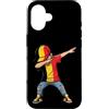 Cool Kidz Dab Styles Custodia per iPhone 16 Dabbing Ragazzo Cartone animato Posa Gioventù Danza