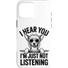 Cute Chinese Crested Funny Chinese Crest Custodia per iPhone 16 Pro Max Cane crestato cinese divertente cinese crestato