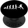 Football / Footballers Funny Sports Desi Calcio evoluzione dell'umanità/divertente calciatore design PopSockets PopGrip Adesivo