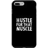 Personal Trainer Saying. 'Hustle For Tha Custodia per iPhone 7 Plus/8 Plus Design motivazionale per allenamento/citazione divertente da palestra