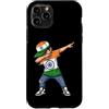 Bharat Vibes Custodia per iPhone 11 Pro Bandiera indiana Dab Boy Ashoka Chakra Pride