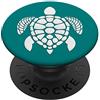 ASBTurtles Impugnatura per telefono tartaruga bianca su acqua scura PopSockets PopGrip Intercambiabile