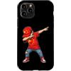 China Pride Wearables Custodia per iPhone 11 Pro Bandiera della Cina Dabbing Boy Patriotic Youth Design