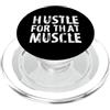 Personal Trainer Saying. 'Hustle For Tha Design motivazionale per allenamento/citazione divertente da palestra PopSockets PopGrip per MagSafe