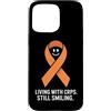 Cprs Warrior Gifts for Women and Men Custodia per iPhone 15 Pro Max Cprs Awareness Month Orange Novembre Cprs