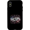 Patriotic 250 Fireworks Custodia per iPhone X/XS Fuochi d'artificio patriottica 250