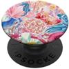 Pink Sea Creature Turtle Phone Grip Pink Sea Creature Turtle PopSockets PopGrip Adesivo
