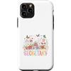 Admin Bloom Designs Custodia per iPhone 11 Pro Assistente amministratore della macchina da scrivere floreale segretaria