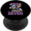 Maglietta Meme Divertente 67 Sei Sette 6 67 Sei Sette 6-7 Dolce Brainrot Italiano Meme Per Bambini PopSockets PopGrip Adesivo