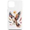 Falconry Lover Gifts Custodia per iPhone 13 Watercolor Falcon Birder Art