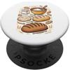 Sourdough Bread Lover Baking Gifts Evolution of a Baker Baking Sourdough Home Baker PopSockets PopGrip Adesivo