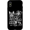 Catnip Madness Vintage Pet Lovers Tops Custodia per iPhone X/XS Locandina retrò divertente per proprietari di gatti con erba gatta, film B