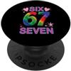 Maglietta Meme Divertente 67 Sei Sette 6 67 Sei Sette 6-7 Dolce Brainrot Italiano Meme Per Bambini PopSockets PopGrip Adesivo