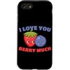 Fragole Frutta Fragole Abbigliamento Custodia per iPhone SE (2020) / 7/8 I Love You Berry Much Lampone Frutti di bosco dolci Bambini