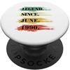 Lustige Legendäre Geburtstags Designs Compleanno design leggendario dal giugno 1990 retrò PopSockets PopGrip Adesivo