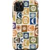 generic Custodia per iPhone 11 Pro Max Motivo Boho Celeste Sole e Luna