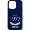 fußball soccer USA design Custodia per iPhone 15 Pro Max 1977 scritta compleanno anniversario regalo 50° umorismo ironia