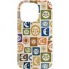 generic Custodia per iPhone 14 Pro Motivo Boho Celeste Sole e Luna