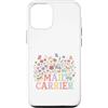 Postal Bloom Creations Custodia per iPhone 12/12 Pro Apprezzamento dei lavoratori postali floreali del corriere della posta