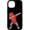 China Pride Wearables Custodia per iPhone 15 Bandiera della Cina Dabbing Boy Patriotic Youth Design