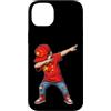 China Pride Wearables Custodia per iPhone 14 Plus Bandiera della Cina Dabbing Boy Patriotic Youth Design