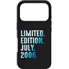 Limited Edition July 2006 Legendary Year Custodia per iPhone 17 Pro Luglio 2006 Anno 2006 Retro 2006 Vintage Edizione Limitata
