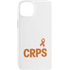 Cprs Warrior Gifts for Women and Men Custodia per iPhone 14 Plus Cprs Awareness Month Orange Novembre Cprs