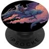Dragon Rider Outfit Drago volante in nuvole con Rider per gli amanti della fantasia PopSockets PopGrip Adesivo