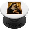 Icona di Santa Rita Elegante icona cattolica di Santa Rita PopSockets PopGrip Adesivo